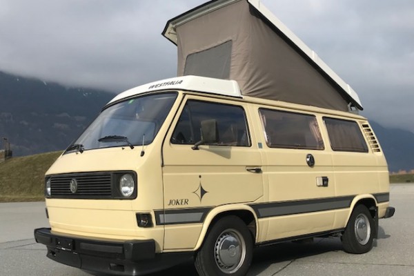 Luftgekühlter VW T3 Typ2 Westfalia Camper tiefergelegt.